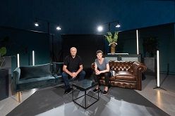 Moderationsduo Weert Canzler und Karena Kalmbach Berlin-Event-Foto Futurium