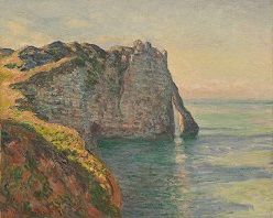Claude Monet, The Cliff and the Porte d´Aval, 1885, Private Collection