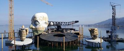 Seebühne Bregenz Rigoletto Bühnenbild