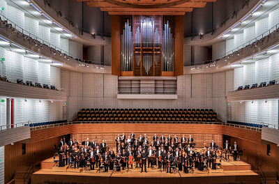 Das Luzerner Sinfonieorchester als Residenzorchester des KKL Luzern im grossen Konzertsaal