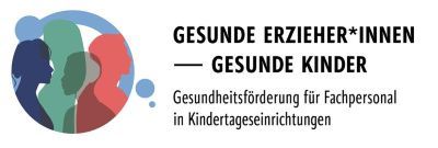 Logo "Gesunde Erzieher*innen - Gesunde Kinder"  Copyright: Stiftung Kindergesundheit